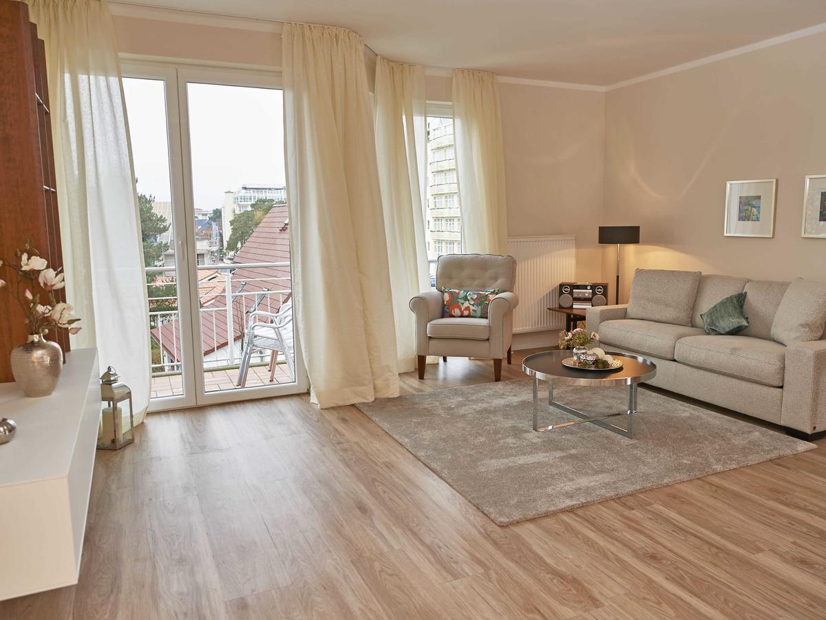 Residenz Bel Vital In Binz - Wg21 Mit Balkon Und Seitlichem Meerblick Kültér fotó